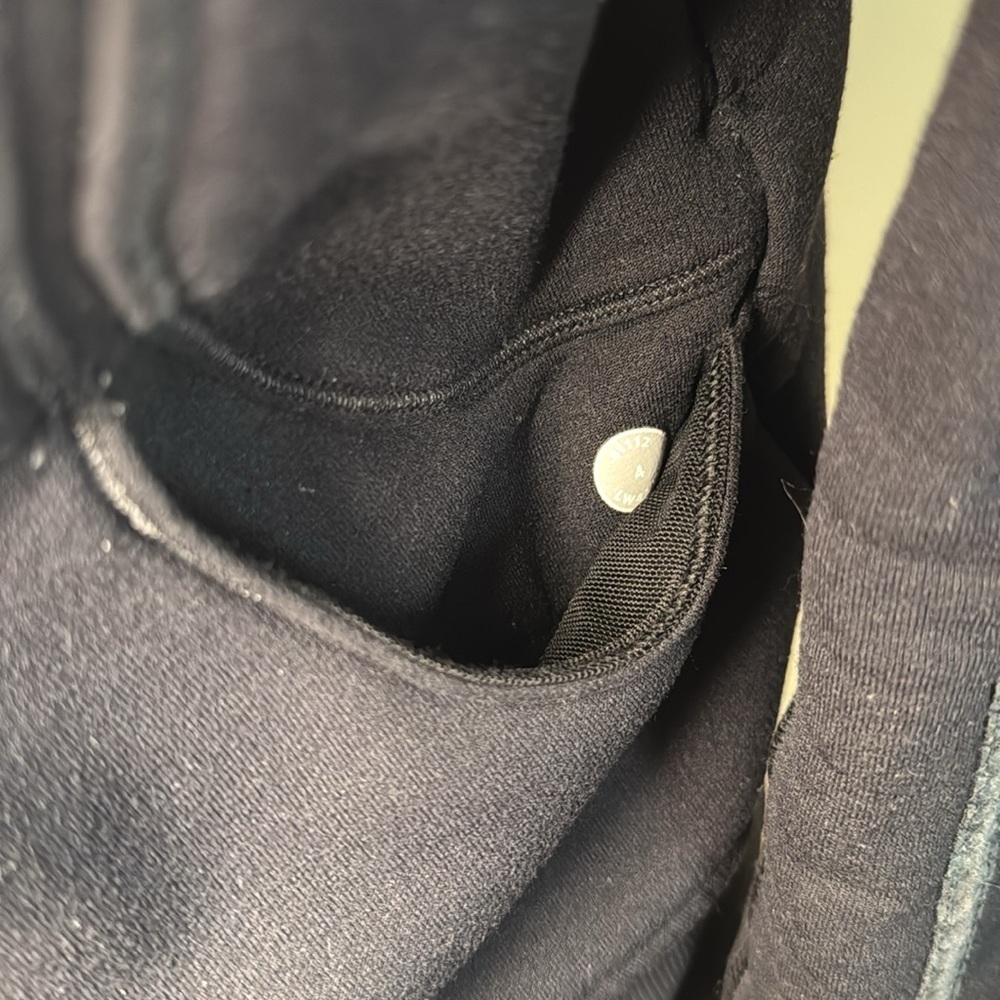 LULULEMON‎ Omega Arms Full Zip Hoodie Sweatshirt Black Women’s Size 4 - Picture 5 of 8